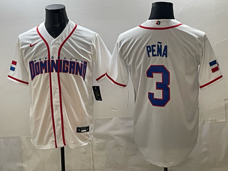 Men 2026 World cup white MLB Nike jersey 0075